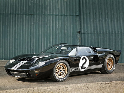1966, 4000x3000, samochód, klasyczny, ford, gt40, le mans, wyścig, wyścigi, Tapety HD HD wallpaper