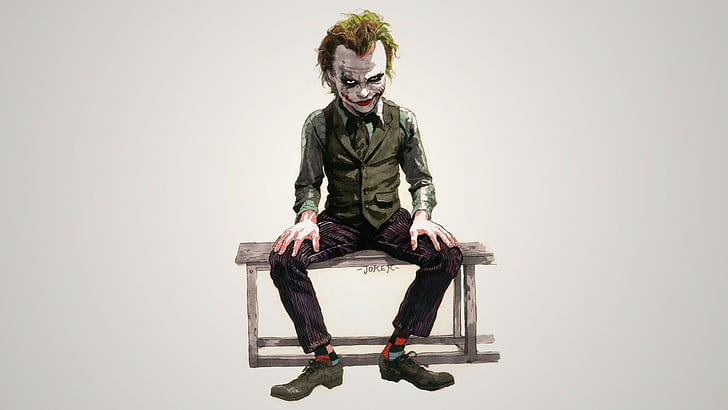 The dark knight, Joker, Heath Ledger, HD wallpaper | Wallpaperbetter