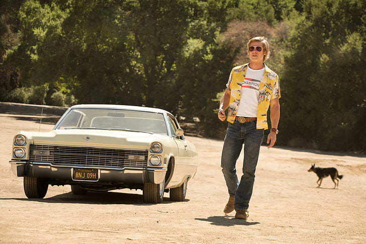 Movie, Once Upon A Time In Hollywood, Brad Pitt, Cliff Booth, HD wallpaper