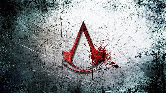 Assassin Creed логотип, Assassins Creed, логотип, искусство, HD обои HD wallpaper