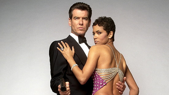 James Bond 007 poster, movies, James Bond, Pierce Brosnan, Halle Berry, Die Another Day, HD wallpaper HD wallpaper
