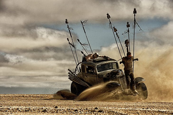 machine, desert, chaos, postapocalyptic, prisoner, Mad Max, Fury Road, this moment, Road rage, madness, HD wallpaper