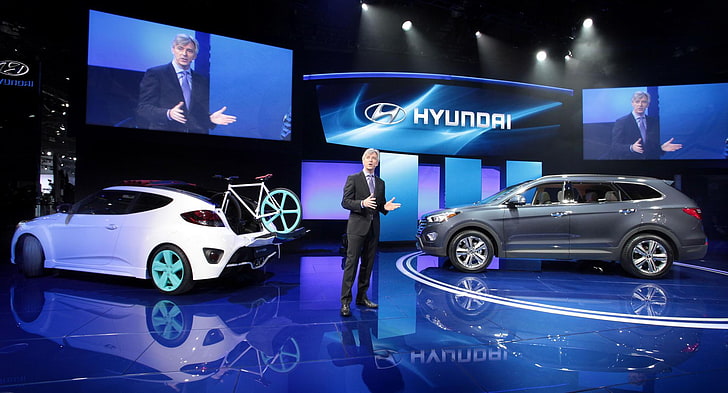 2013 Hyundai Santa Fe внедорожник, автомобиль, HD обои