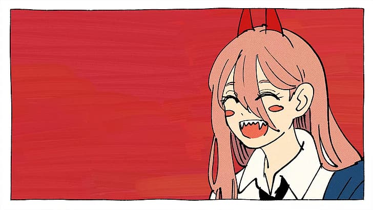 Anime Mädchen, Kettensägenmann, Anima, Teufel, HD-Hintergrundbild