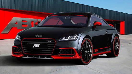 schwarzes Audi R8 Coupé, Audi, Auto, Audi TT, Tuning, HD-Hintergrundbild HD wallpaper