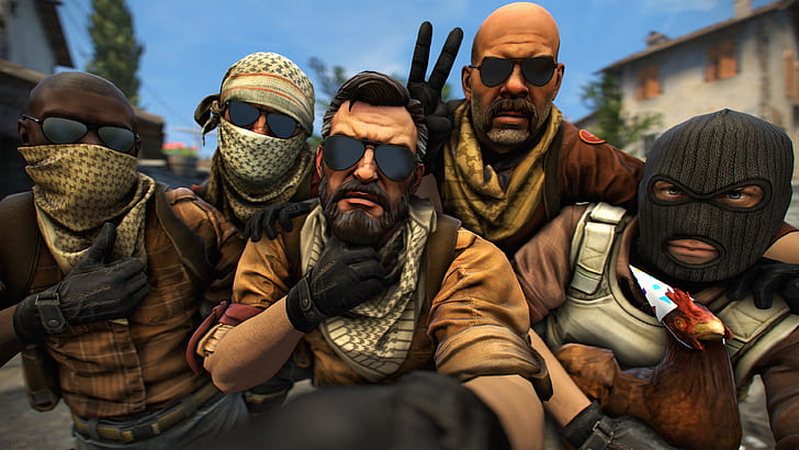 Counter-Strike, Counter-Strike: Global Offensive, Game CG, spelkonst, HD tapet
