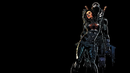 Comics, G.I. Joe, Baroness (G.I. Joe), Snake Eyes (G.I. Joe), HD wallpaper HD wallpaper