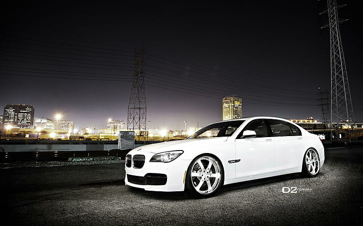BMW 750LI D2FORGED, white sedan, d2forged, 750li, cars, HD wallpaper