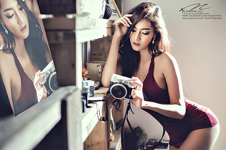 Koko Rosjares, asiática, Tailândia, modelo, Koson Mio, mulheres, HD papel de parede HD wallpaper
