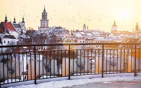 Lublino, Polonia, polacco, paesaggio urbano, turismo, turista, Europa, Sfondo HD HD wallpaper