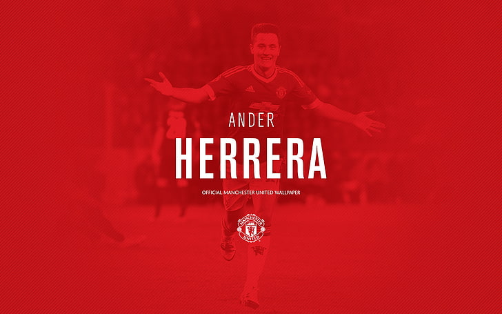 Ander Herrera-2016 Manchester United HD Wallpaper, Ander Herrera, HD wallpaper