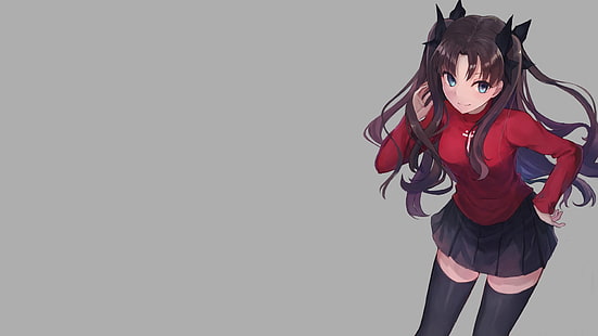 Fate Series, Fate / Stay Night: Unlimited Blade Works, Anime, Rin Tohsaka, HD papel de parede HD wallpaper
