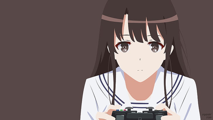 Anime, Saekano: Wie man eine langweilige Freundin, Megumi Katō, großzieht, HD-Hintergrundbild