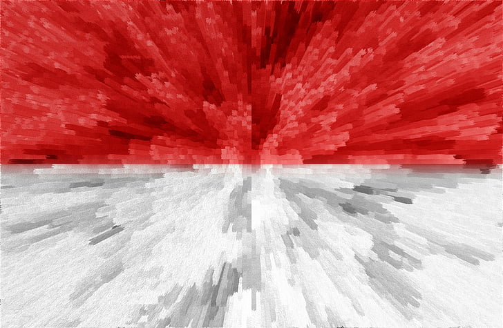 Flaggen, Flagge Von Indonesien, Künstlerisch, Flagge, Indonesien, HD-Hintergrundbild