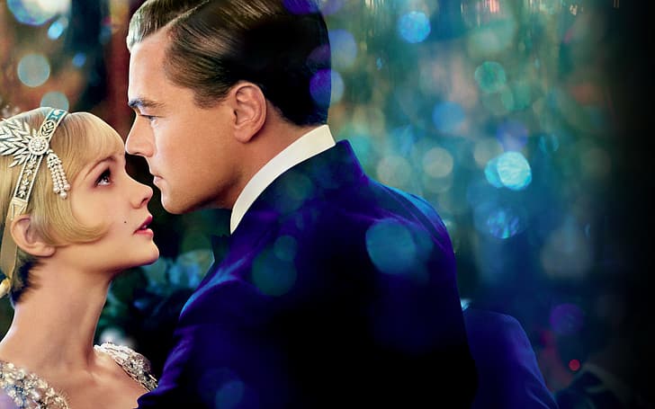 ความรัก การเต้นรำ นิวยอร์ก Leonardo DiCaprio The Great Gatsby Carey Mulligan อเมริกันคลาสสิก 20 ปี Francis Scott Fitzgerald Daisy Jay Gatsby Francis Scott Key Fitzgerald Daisy Buchanan, วอลล์เปเปอร์ HD