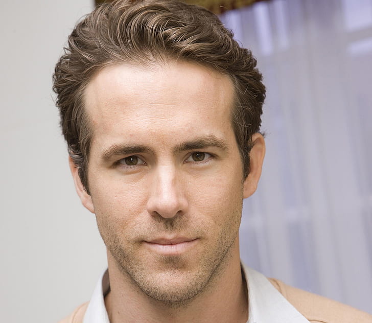 face, portrait, actor, male, Ryan Reynolds, HD wallpaper