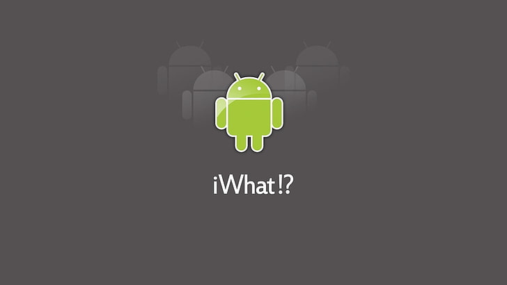 Android simgesi, teknoloji, Android (işletim sistemi), minimalizm, iPhone, HD masaüstü duvar kağıdı