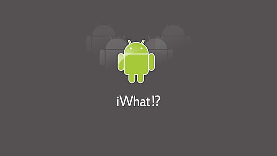 Android-Symbol, Technologie, Android (Betriebssystem), Minimalismus, iPhone, HD-Hintergrundbild HD wallpaper