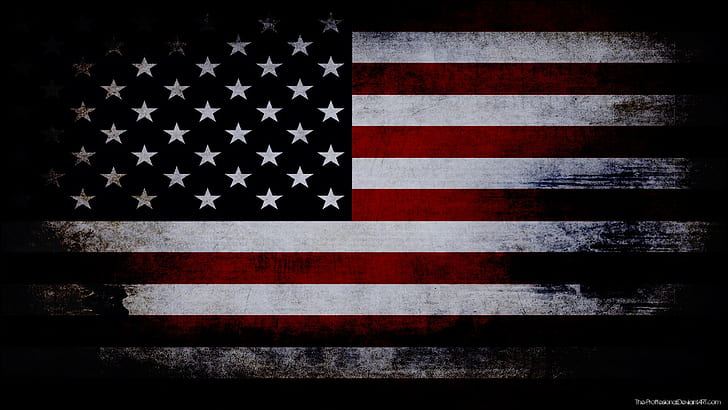 drapeau, USA, Fond d'écran HD