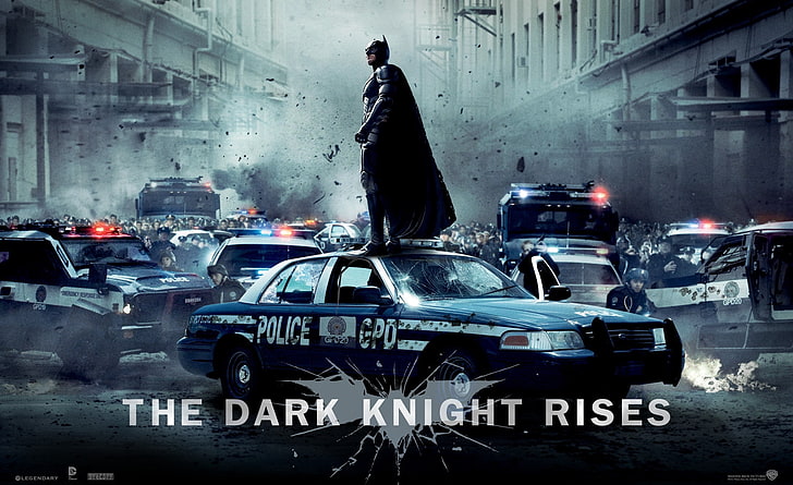 The Dark Knight Rises Batman, cover The Dark Night Rises, Film, Batman, christian bale, 2012, film, the dark knight, naik, Wallpaper HD