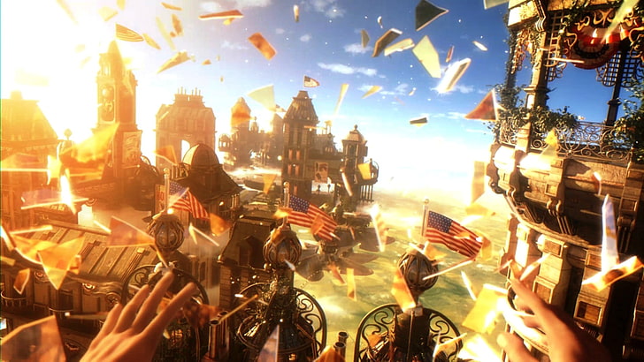 BioShock Infinite, videogame, HD papel de parede