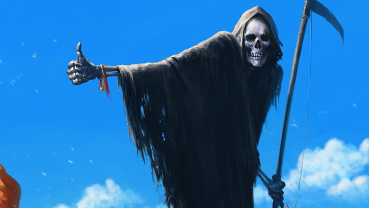 grim reaper digital wallpaper, Dark, Grim Reaper, HD wallpaper