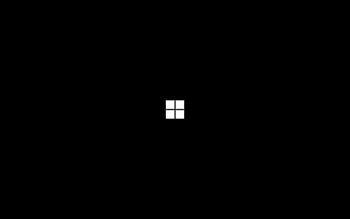 Windows 10, Microsoft Windows, sistema operacional, minimalismo, logotipo, plano de fundo simples, HD papel de parede HD wallpaper