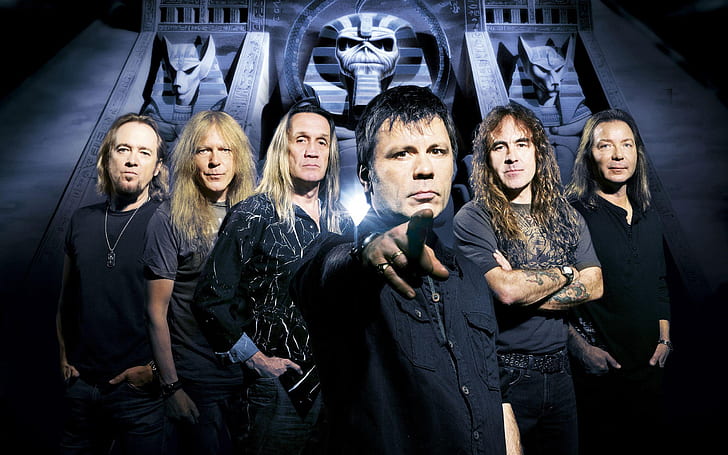 Iron Maiden Band, musik, metal, band, Wallpaper HD