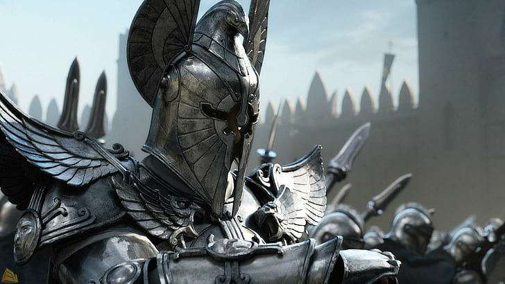 1hmm, action, adventure, armor, fantasy, Fighting, Heroes, knight, Magic, Might, online, Strategy, warrior, HD wallpaper