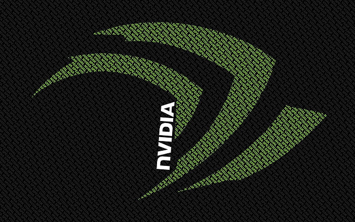 Nvidia logo, nvidia, merek, logo, pc, Wallpaper HD