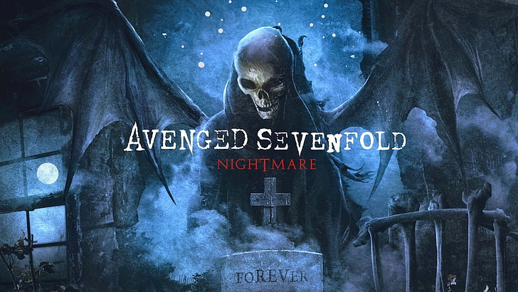 Avenged Sevenfold wallpaper, A7X, Avenged Sevenfold, Nightmare, HD wallpaper