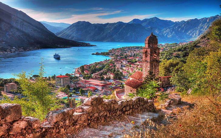 Die Stadt Kotor In Montenegro Schöne Altstadt 2560 × 1600, HD-Hintergrundbild