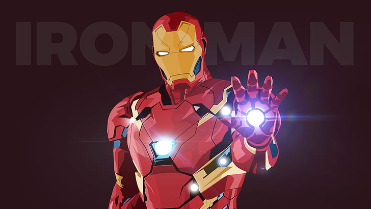 Ironman-Charakter, Iron Man, Minimal, HD, HD-Hintergrundbild