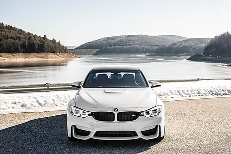 BMW, предна, бяла, F80, HD тапет HD wallpaper