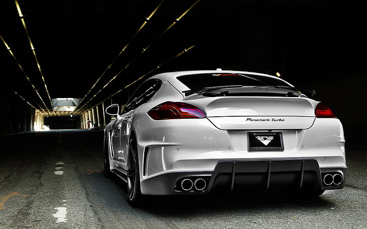 mobil, Porsche, Porsche Panamera, mobil putih, Wallpaper HD