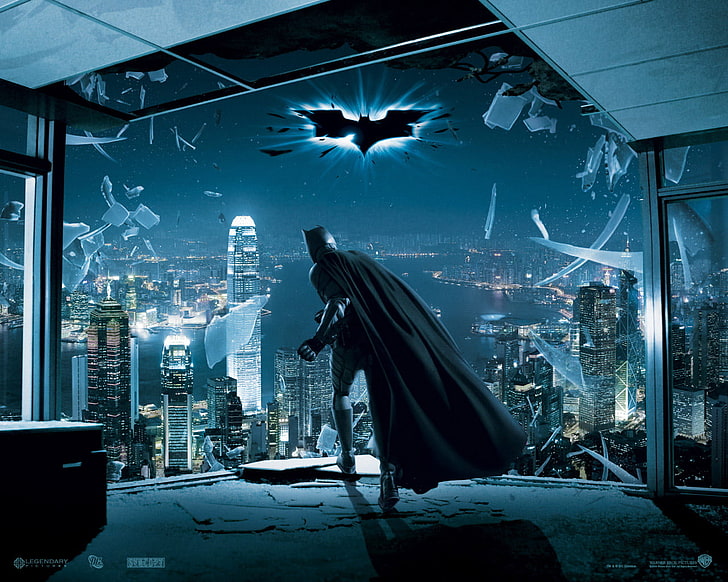 The Dark Knight wallpaper, fragments, the city, Batman, HD wallpaper |  Wallpaperbetter