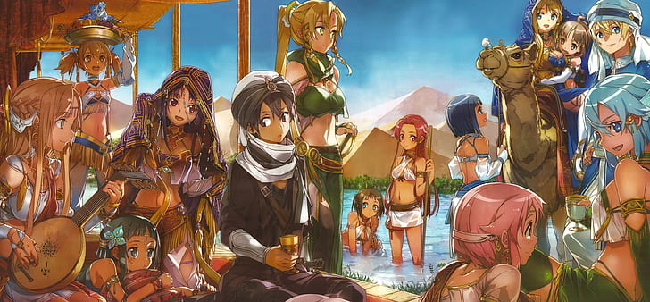 Animation, Animationen, Comic-Kunst, SwordArtOnline, Anime Girls, Anime, Anime Boys, HD-Hintergrundbild