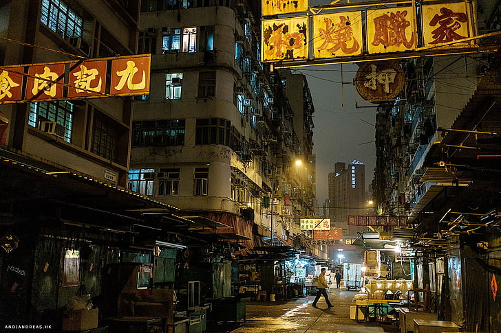 braunes und weißes konkretes Gebäude, Hong Kong, Stadt, China, Asien, Architektur, Stadtbild, Gebäude, städtisch, HD-Hintergrundbild