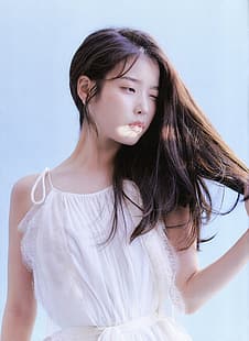 IU, K-Pop, asiatischer, einfacher Hintergrund, HD-Hintergrundbild HD wallpaper