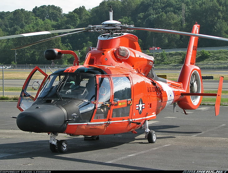 aircraft, coast guard, helicopter, rescue, vehicle, HD wallpaper