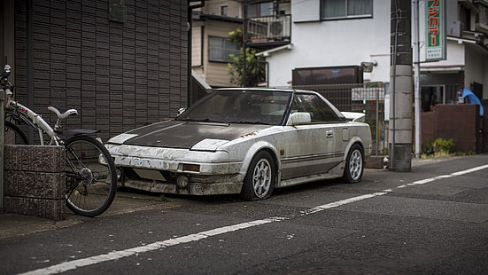 кола, Speedhunters, Toyota MR2, развалина, превозно средство, градско, HD тапет HD wallpaper