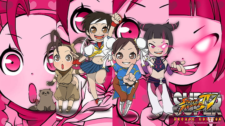 chun li ibuki Super Street Fighter IV Video Games Street Fighter HD Art , Sakura, yuri, chun li, street fighter, ibuki, HD wallpaper