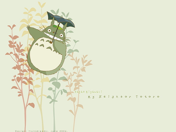 Mój sąsiad Totoro, Totoro, Studio Ghibli, Tapety HD
