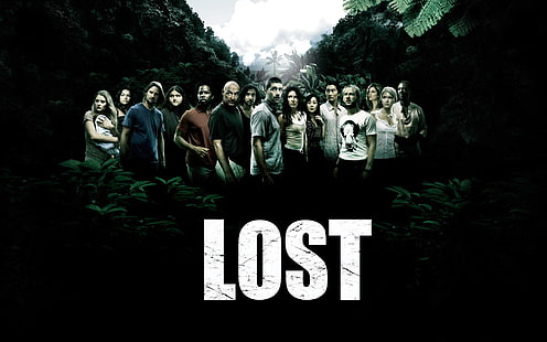Lost TV Series Panoramiczny, zaginiony plakat, panoramiczny, zagubiony, serial, Tapety HD HD wallpaper