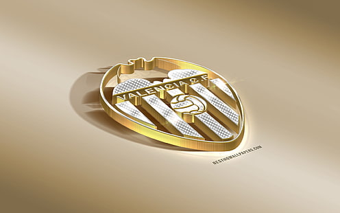 Fotboll, Valencia CF, emblem, logotyp, HD tapet HD wallpaper