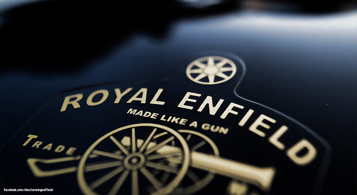 Royal ENfield, logotipo de Royal Enfield, motocicletas, otras motocicletas, hermoso, real, enfield, bala, bicicletas, motores, logotipo, carreras, genial, Fondo de pantalla HD