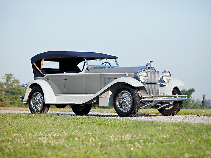 Packard, Packard Speedster Eight Phaeton, 1930 Packard Speedster Eight Phaeton, Auto di lusso, Auto d'epoca, Sfondo HD