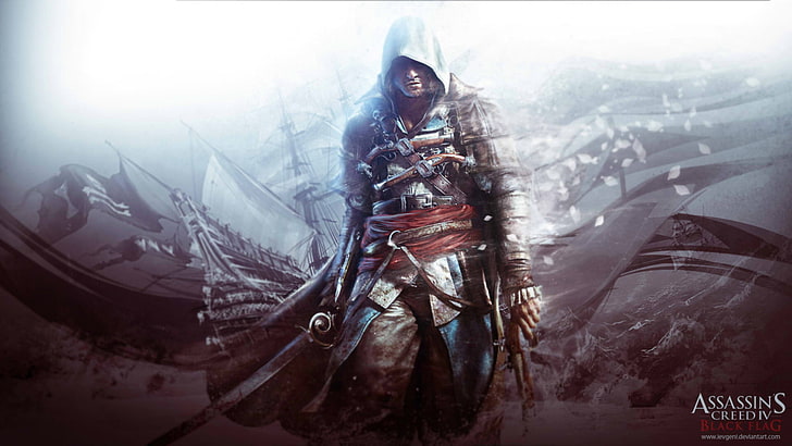Assassin's Creed, Assassin's Creed IV: Drapeau noir, Fond d'écran HD