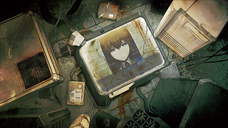 초록, Steins; Gate, Makise Kurisu, Steins; Gate 0, HD 배경 화면