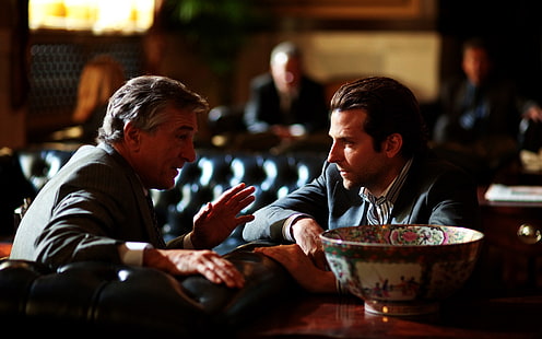 Bradley Cooper and Robert De Niro, actors, male, man, men, limitless, HD wallpaper HD wallpaper